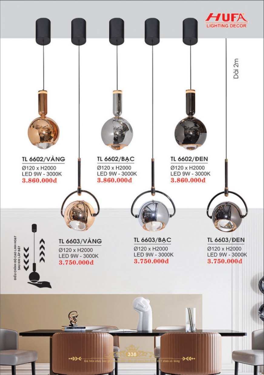 Bảng giá đèn trang trí HUFA